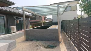 O邸 養魚池新設工事