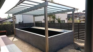 O邸 養魚池新設工事